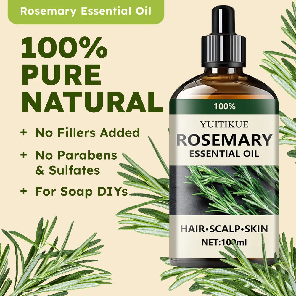 100% pure rosemary essential oil