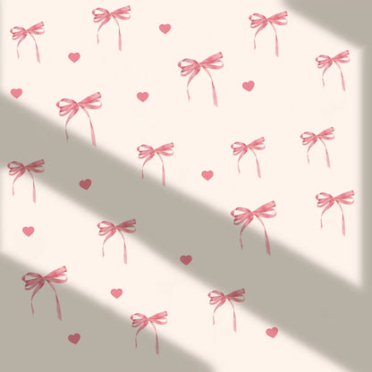 Cute Pink Bow Wall Stickers