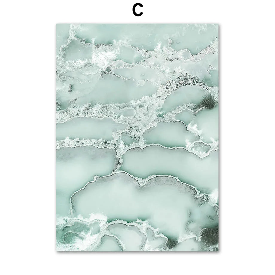 Gold Palm Abstract Wall Art Canvas