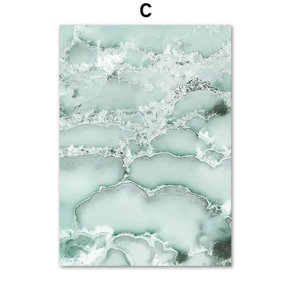 Gold Palm Abstract Wall Art Canvas