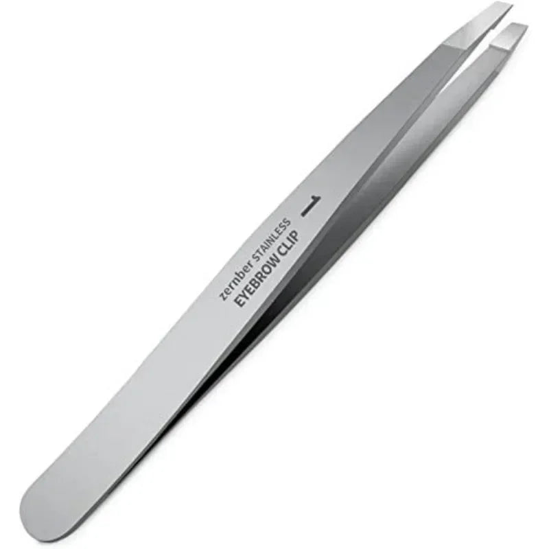 Stainless Oblique Eyebrow Tweezers