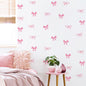 Cute Pink Bow Wall Stickers