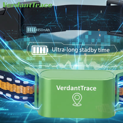 VerdantTrace 4G GPS Pet Tracker Collar