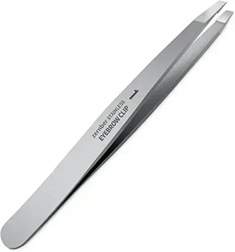 Stainless Oblique Eyebrow Tweezers