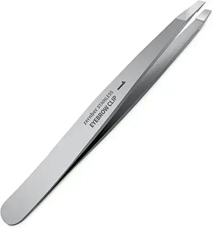 Stainless Oblique Eyebrow Tweezers