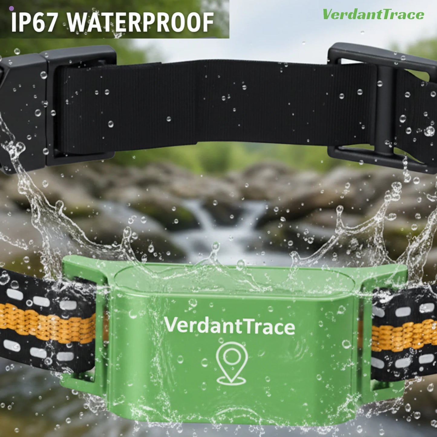 VerdantTrace 4G GPS Pet Tracker Collar